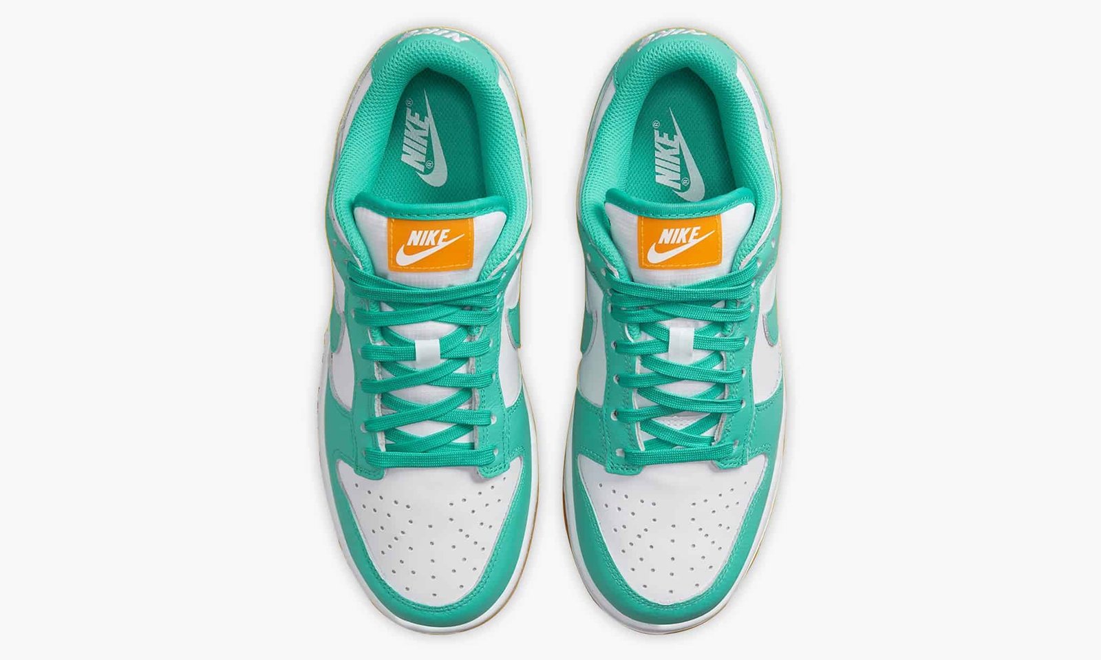 flykicks nike dunk low wmns white turquoise 4