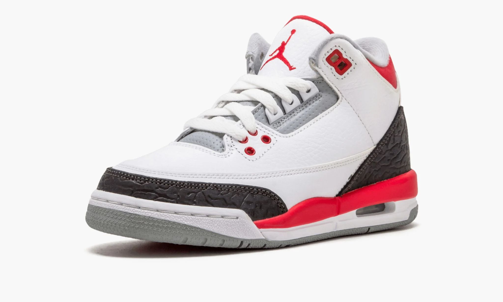 air jordan 3 retro (gs) "fire red"