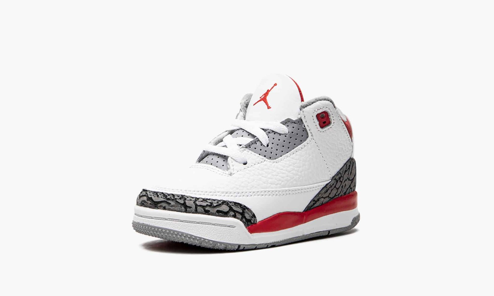 jordan kids air jordan 3 retro (td) "fire red"