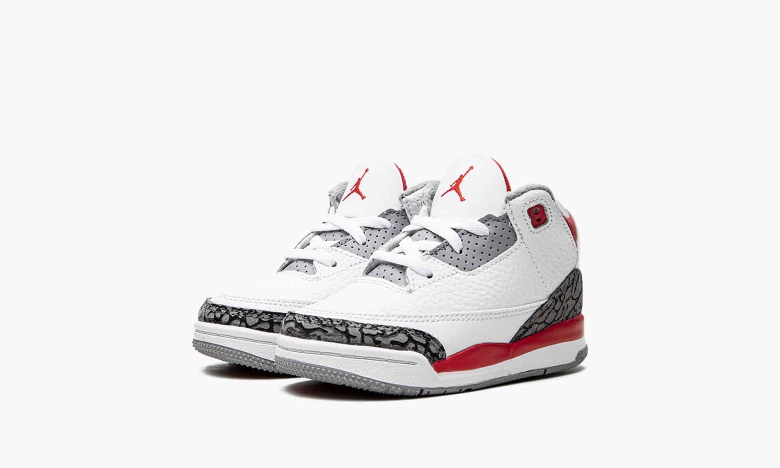 jordan kids air jordan 3 retro (td) "fire red"