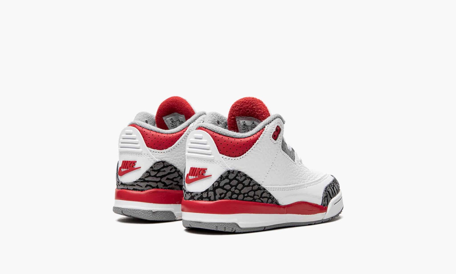 jordan kids air jordan 3 retro (td) "fire red"
