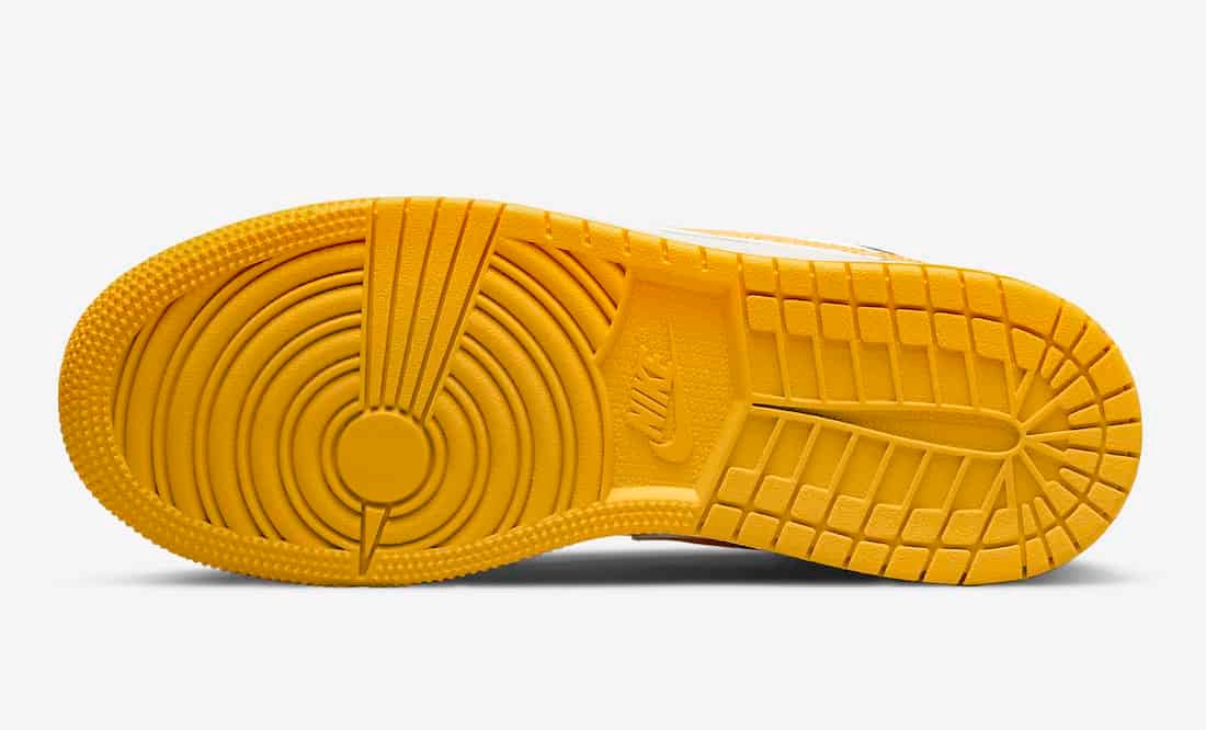 air jordan 1 low 'university gold white'