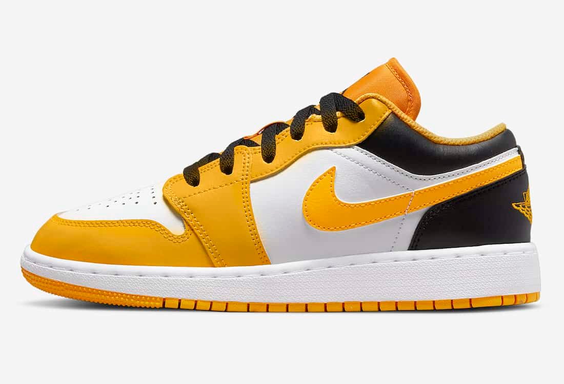air jordan 1 low 'university gold white'