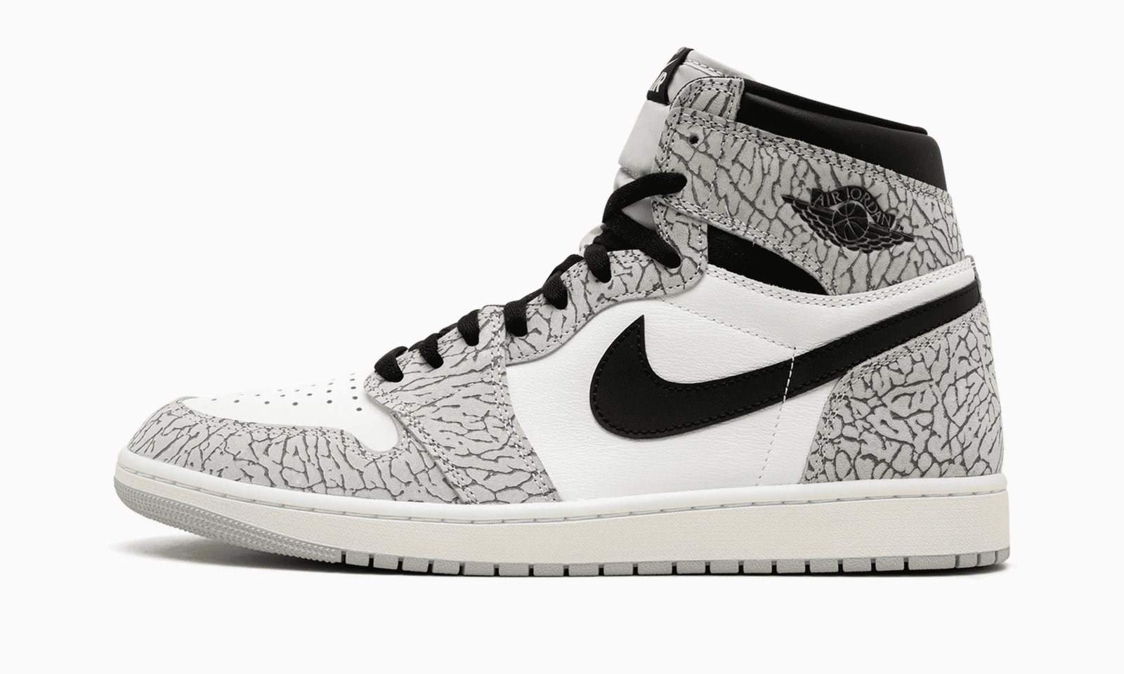 air jordan 1 high "white cement"