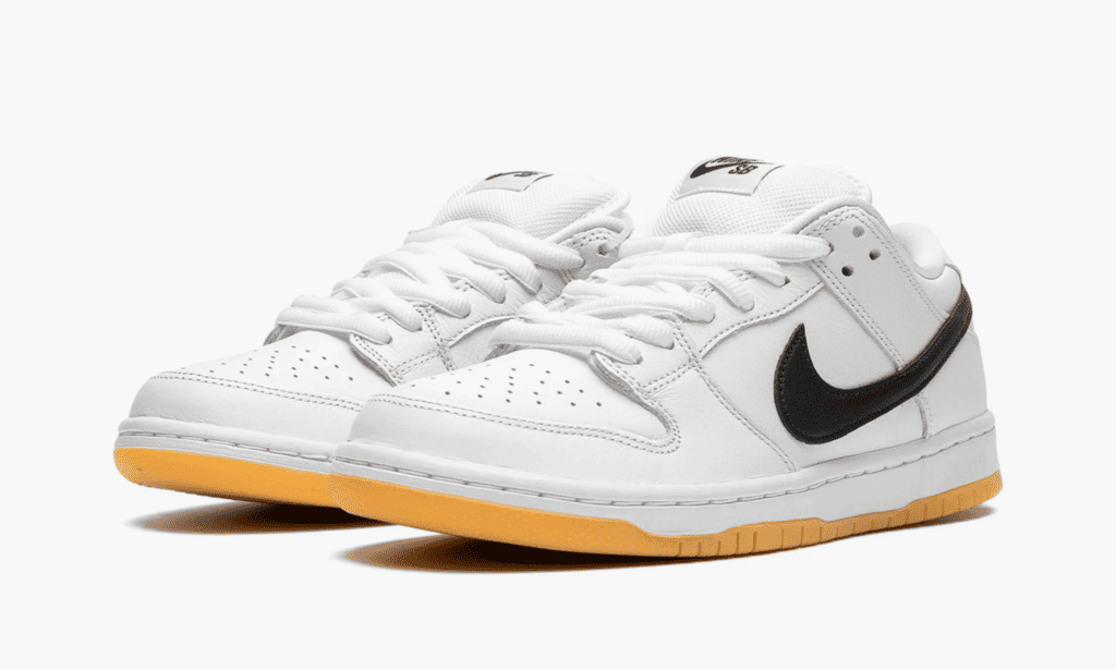 nike sb dunk low "white gum"