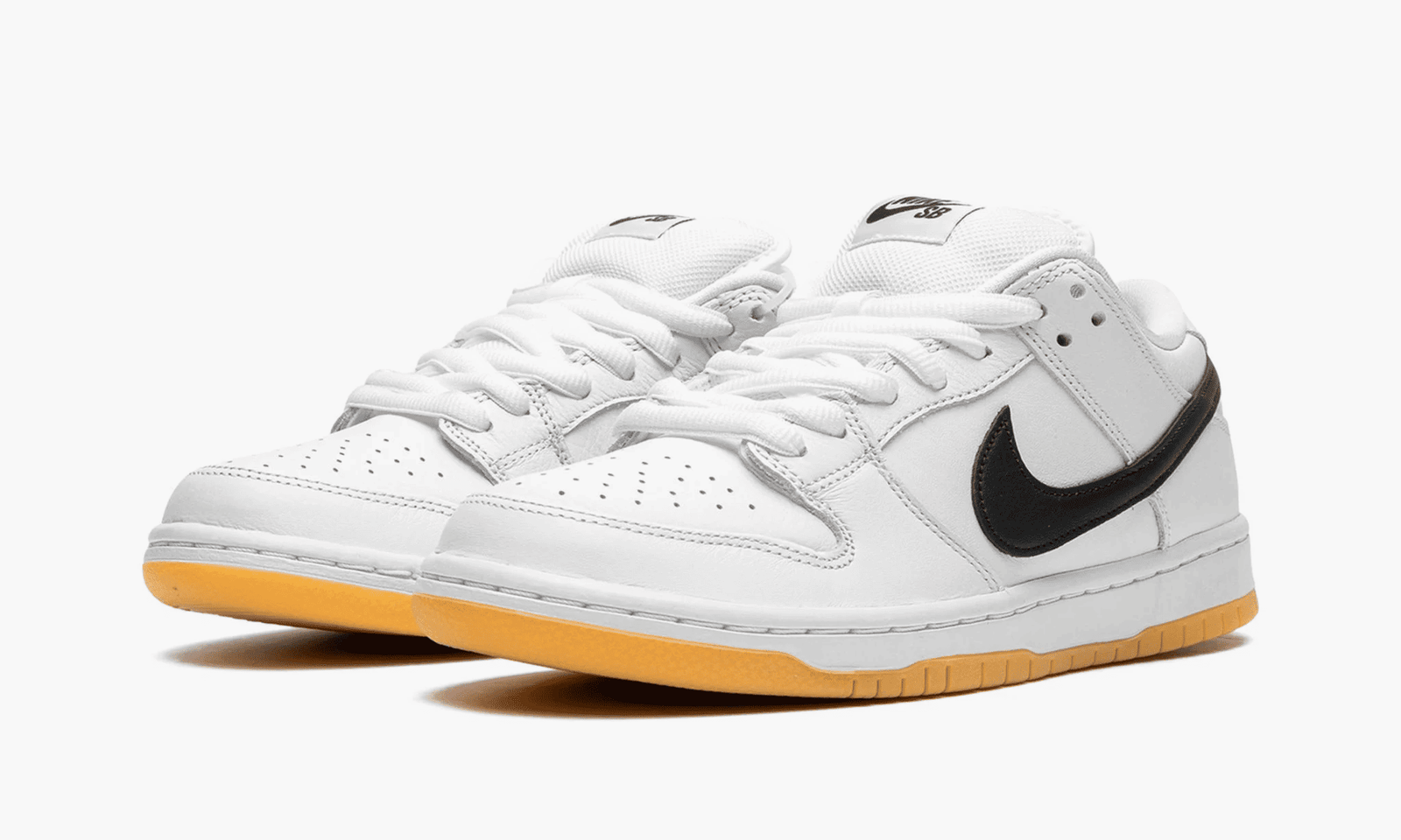 nike sb dunk low "white gum"