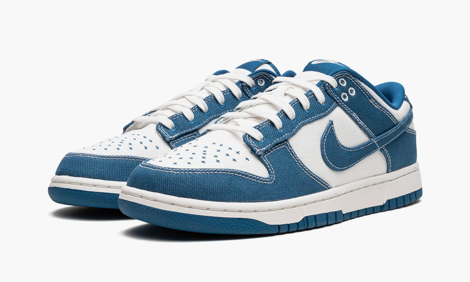 nike dunk low "shashiko industrial blue"